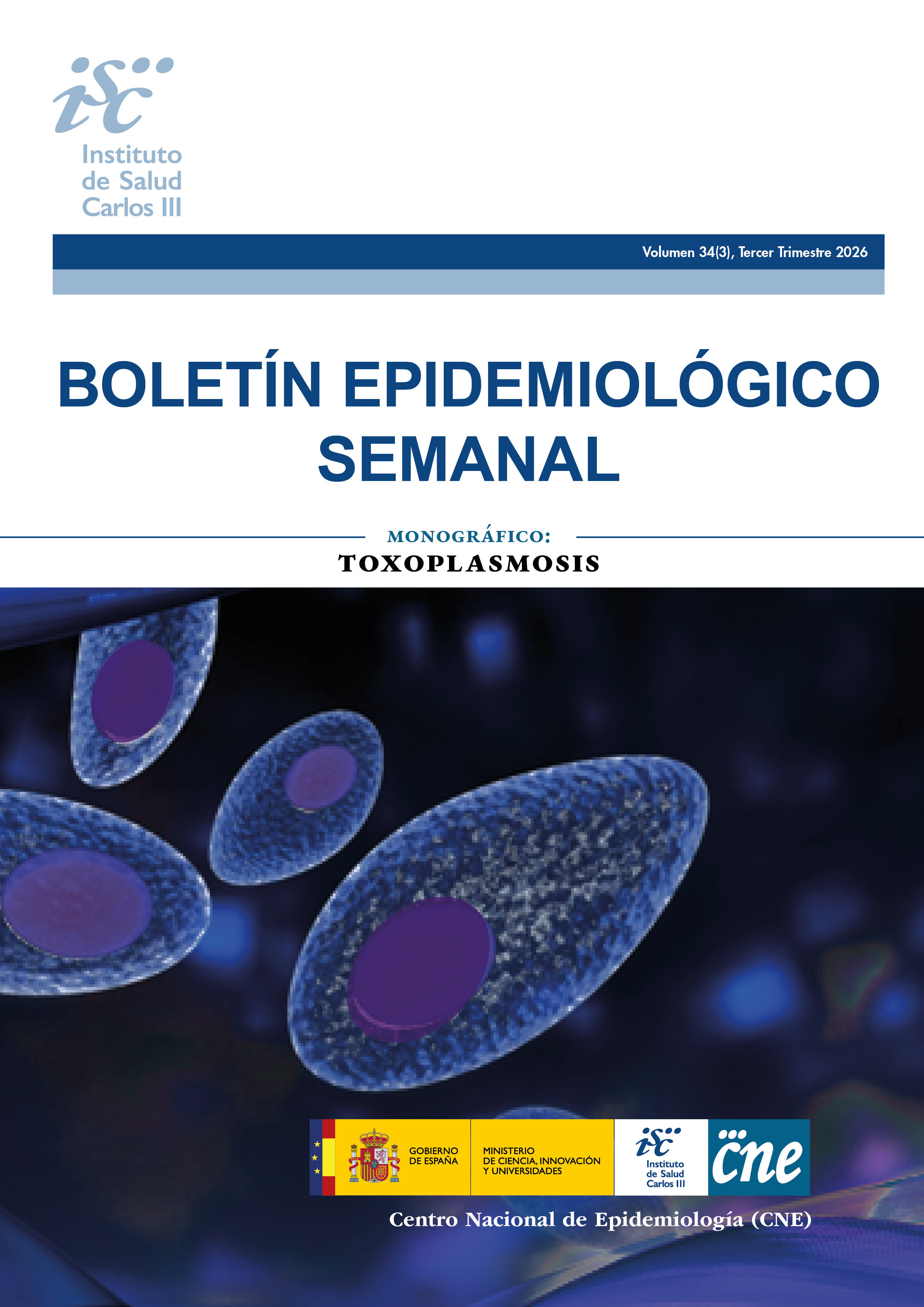 					Ver Vol. 34 Núm. 3 (2026): Monográfico: Toxoplasmosis
				